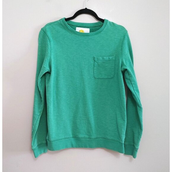 BODEN Sweatshirt Crewneck Long Sleeve Green Pullover Size 15-16Y - Picture 1 of 3